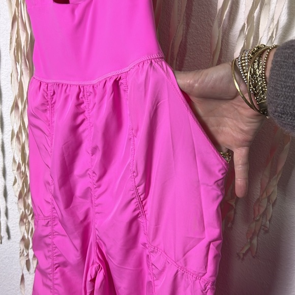 Free People Movement Righteous Onesie in Pink Size Small - Picture 4 of 14